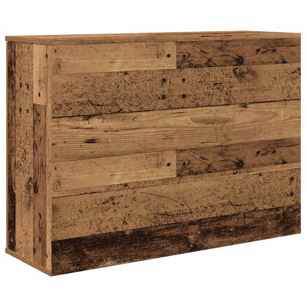 Buffet vieux bois 90x29,5x65 cm bois d'ingénierie - XIOS