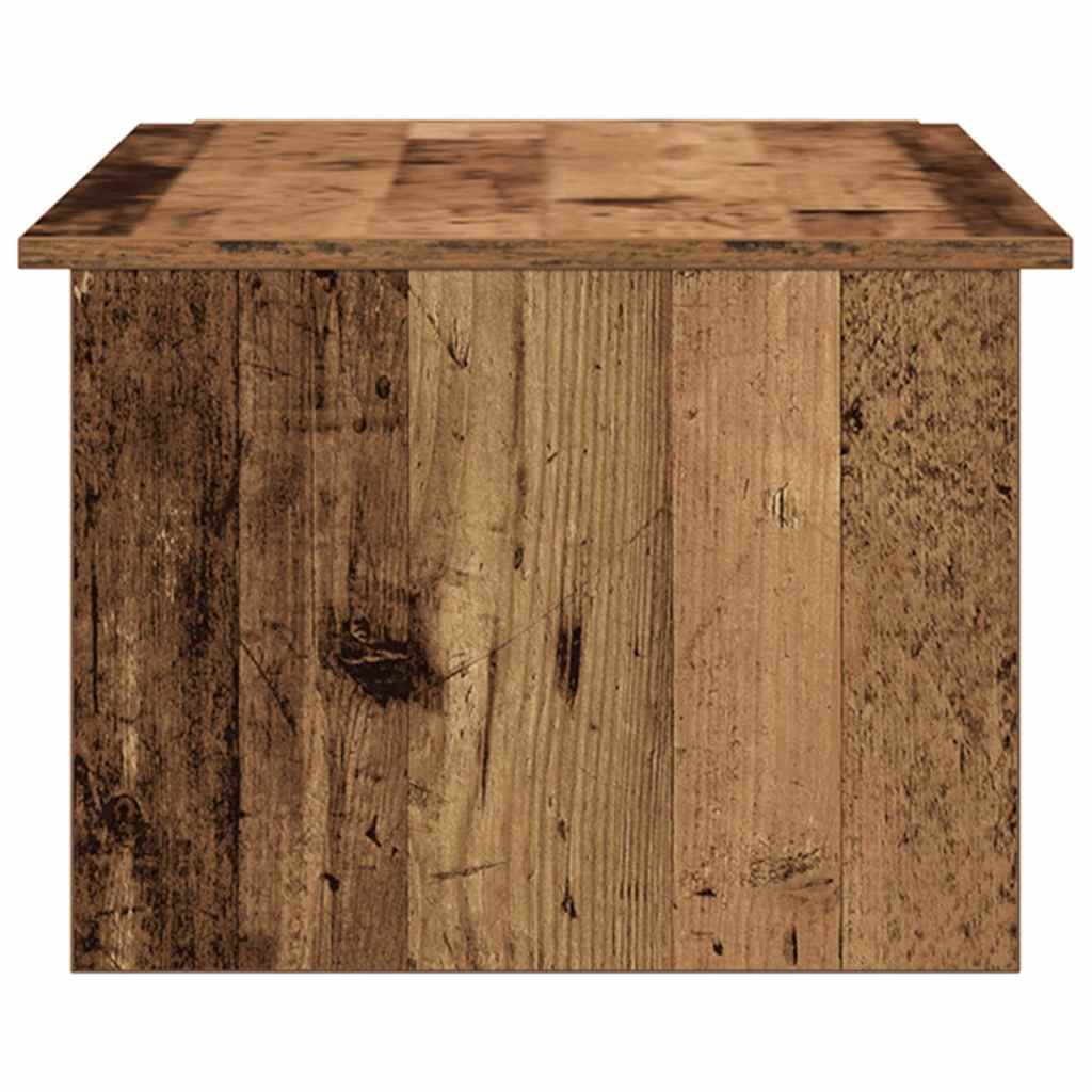Table basse vieux bois 150x50x35 cm bois d'ingénierie - XIOS