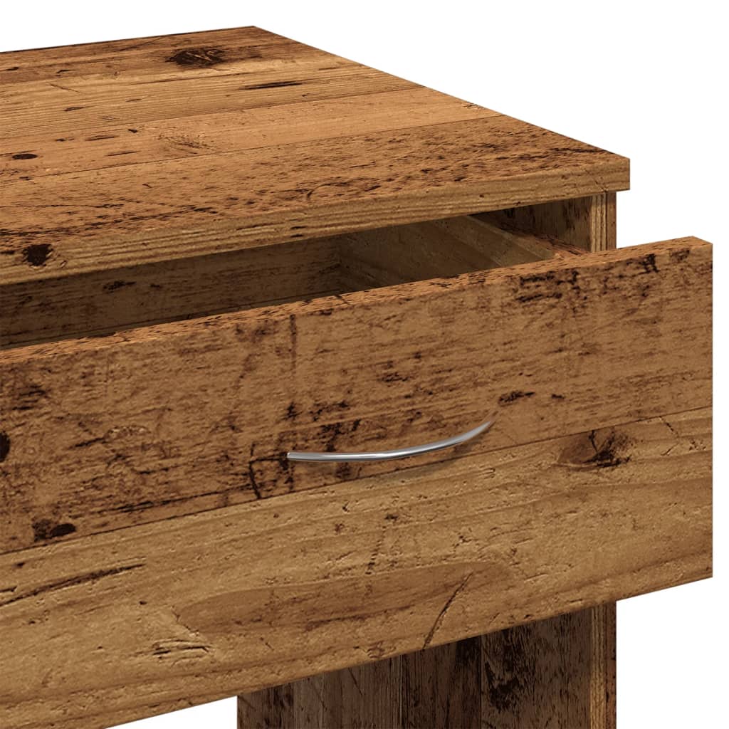 Bureau style vieux bois 80x40x75 cm bois d'ingénierie - XIOS