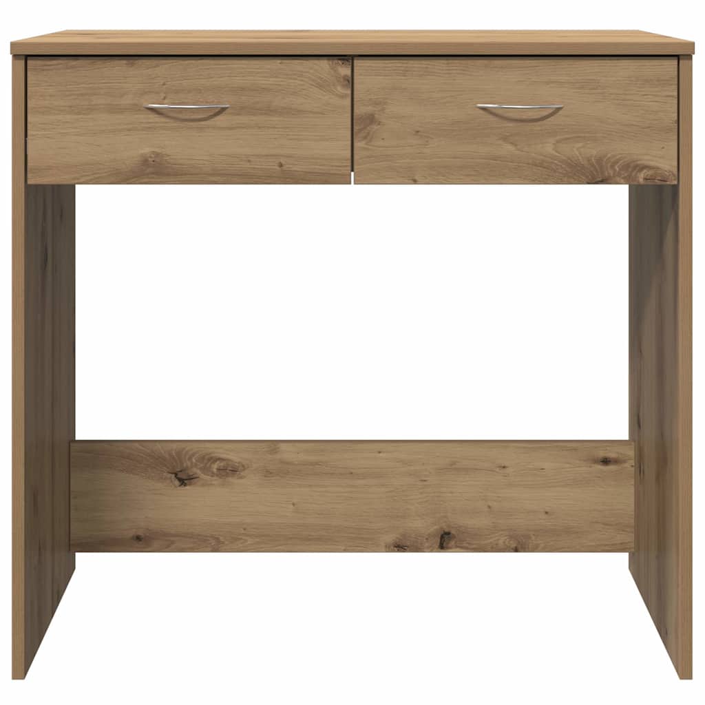 Bureau chêne artisanal 80x40x75 cm bois d'ingénierie - XIOS
