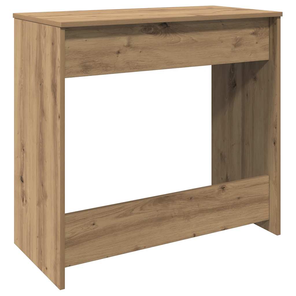 Bureau chêne artisanal 80x40x75 cm bois d'ingénierie - XIOS