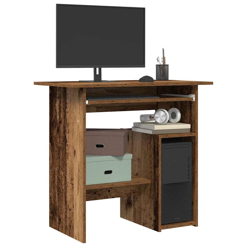 Bureau vieux bois 80x45x74 cm bois d'ingénierie - XIOS