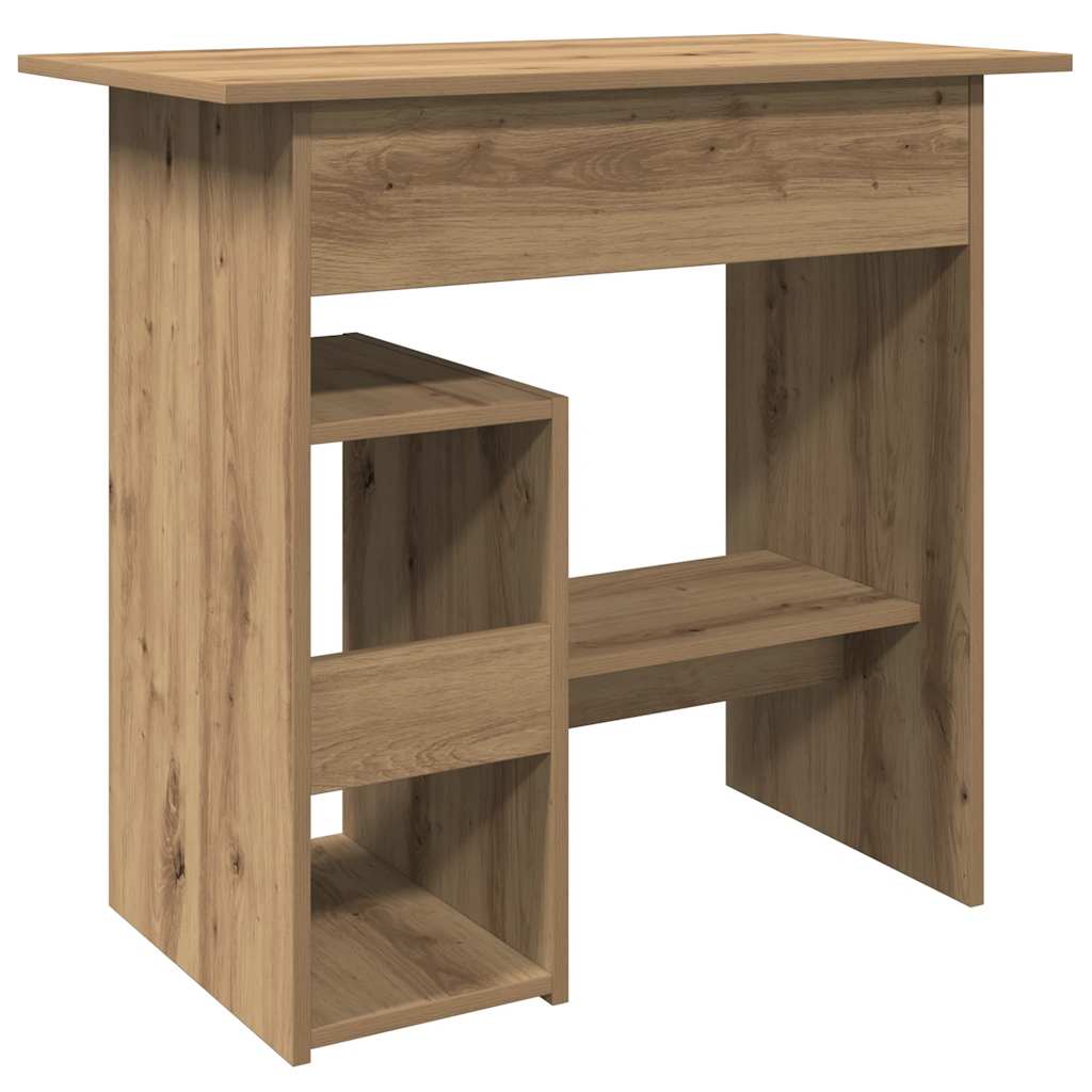 Bureau chêne artisanal 80x45x74 cm bois d'ingénierie - XIOS