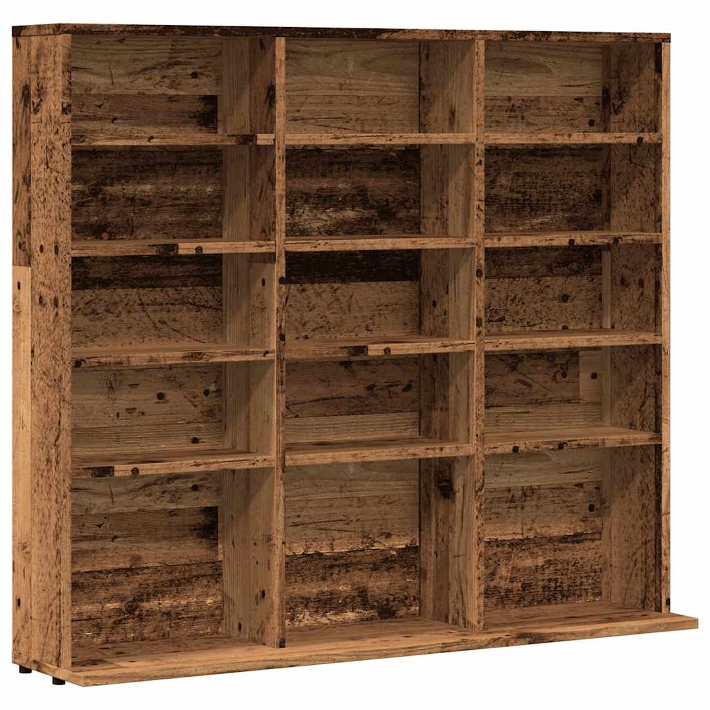 Armoire à CD vieux bois 100x23x89,5 cm bois d'ingénierie - XIOS