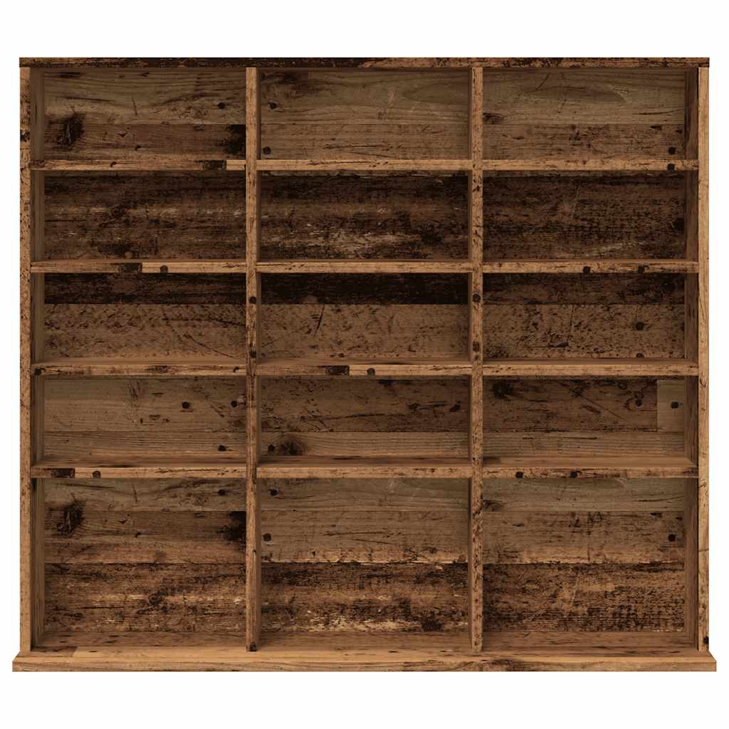 Armoire à CD vieux bois 100x23x89,5 cm bois d'ingénierie - XIOS