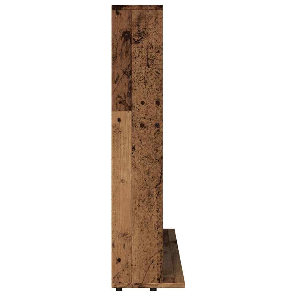 Armoire à CD vieux bois 100x23x89,5 cm bois d'ingénierie - XIOS