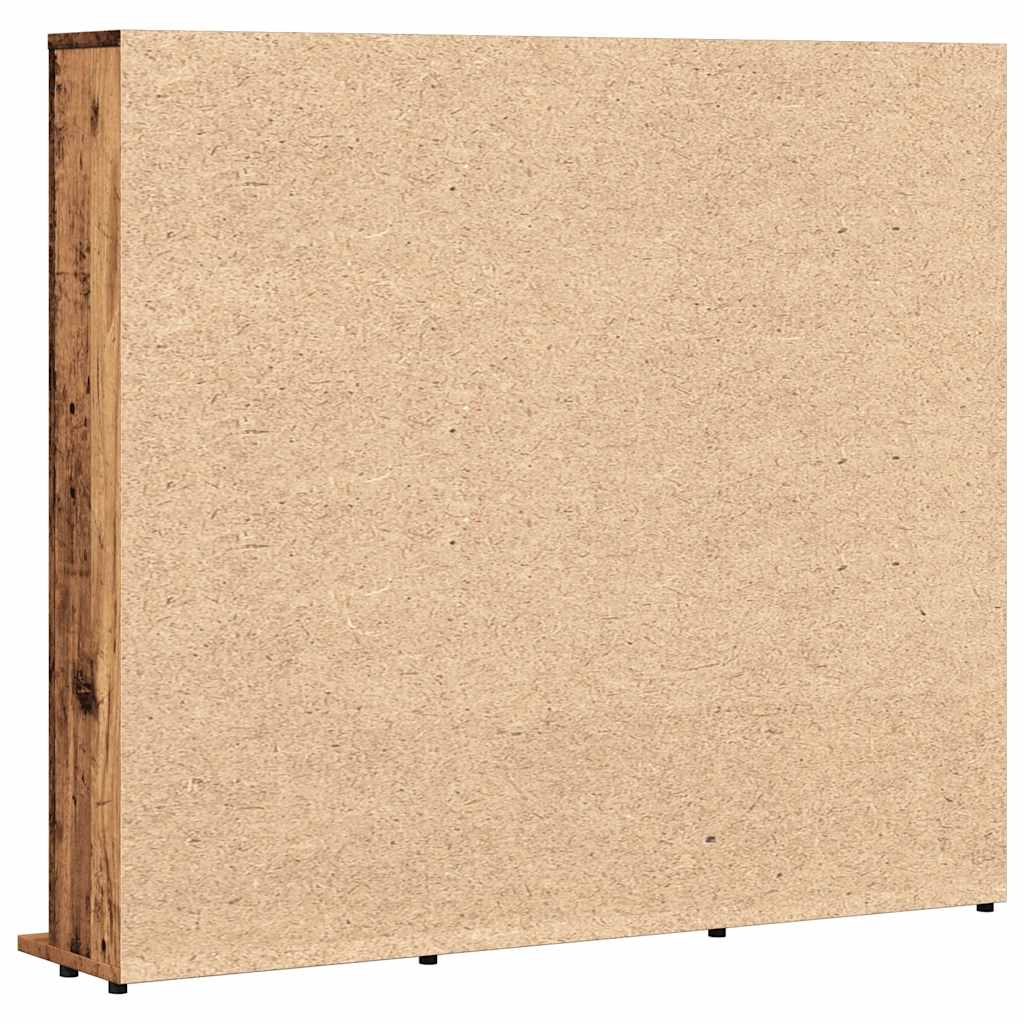Armoire à CD vieux bois 100x23x89,5 cm bois d'ingénierie - XIOS