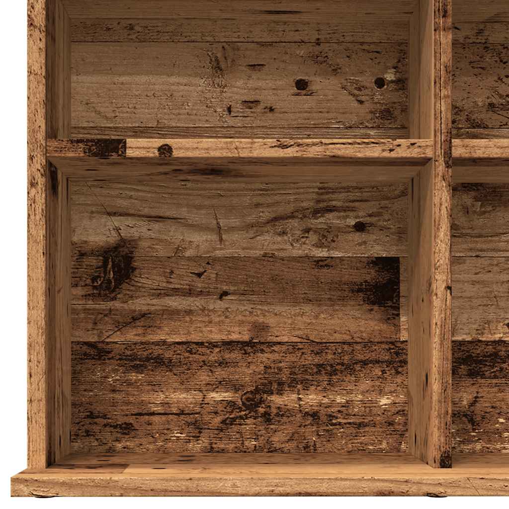 Armoire à CD vieux bois 100x23x89,5 cm bois d'ingénierie - XIOS