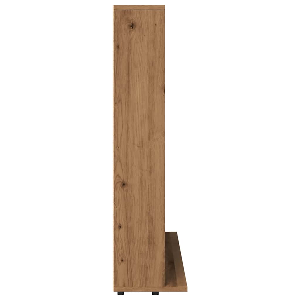 Armoire à CD chêne artisanal 100x23x89,5 cm bois d'ingénierie - XIOS