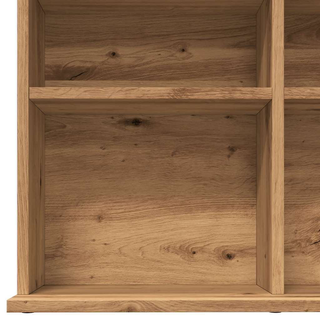 Armoire à CD chêne artisanal 100x23x89,5 cm bois d'ingénierie - XIOS