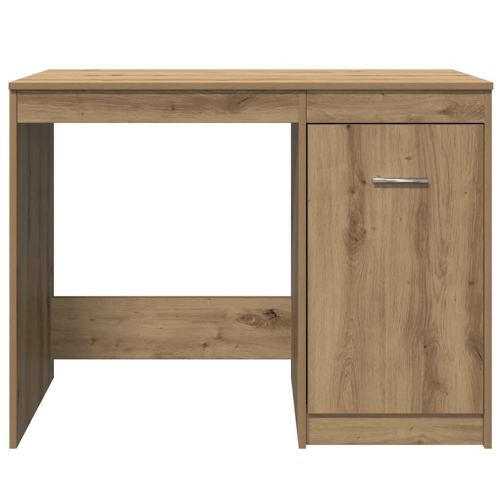 Bureau chêne artisanal 100x50x76 cm bois d'ingénierie - XIOS
