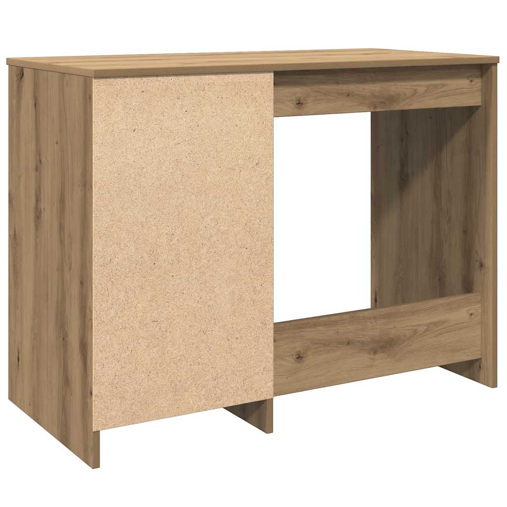 Bureau chêne artisanal 100x50x76 cm bois d'ingénierie - XIOS