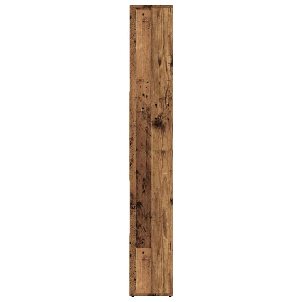 Bibliothèque vieux bois 67x24x161 cm bois d'ingénierie - XIOS