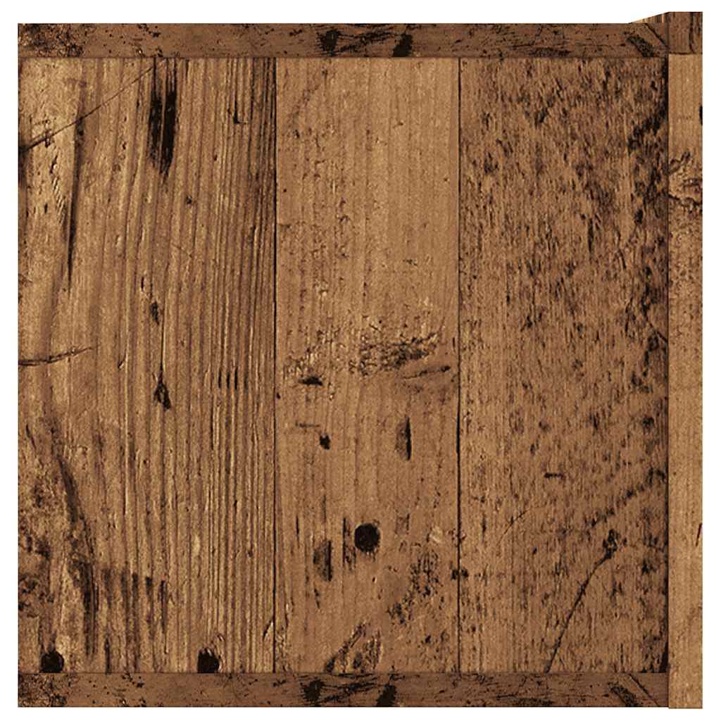 Meuble TV mural vieux bois 120x30x30 cm bois d'ingénierie - XIOS