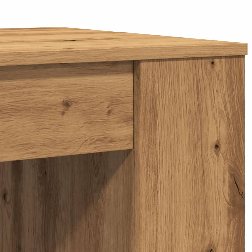 Table basse chêne artisanal 102x55x42 cm bois d'ingénierie - XIOS