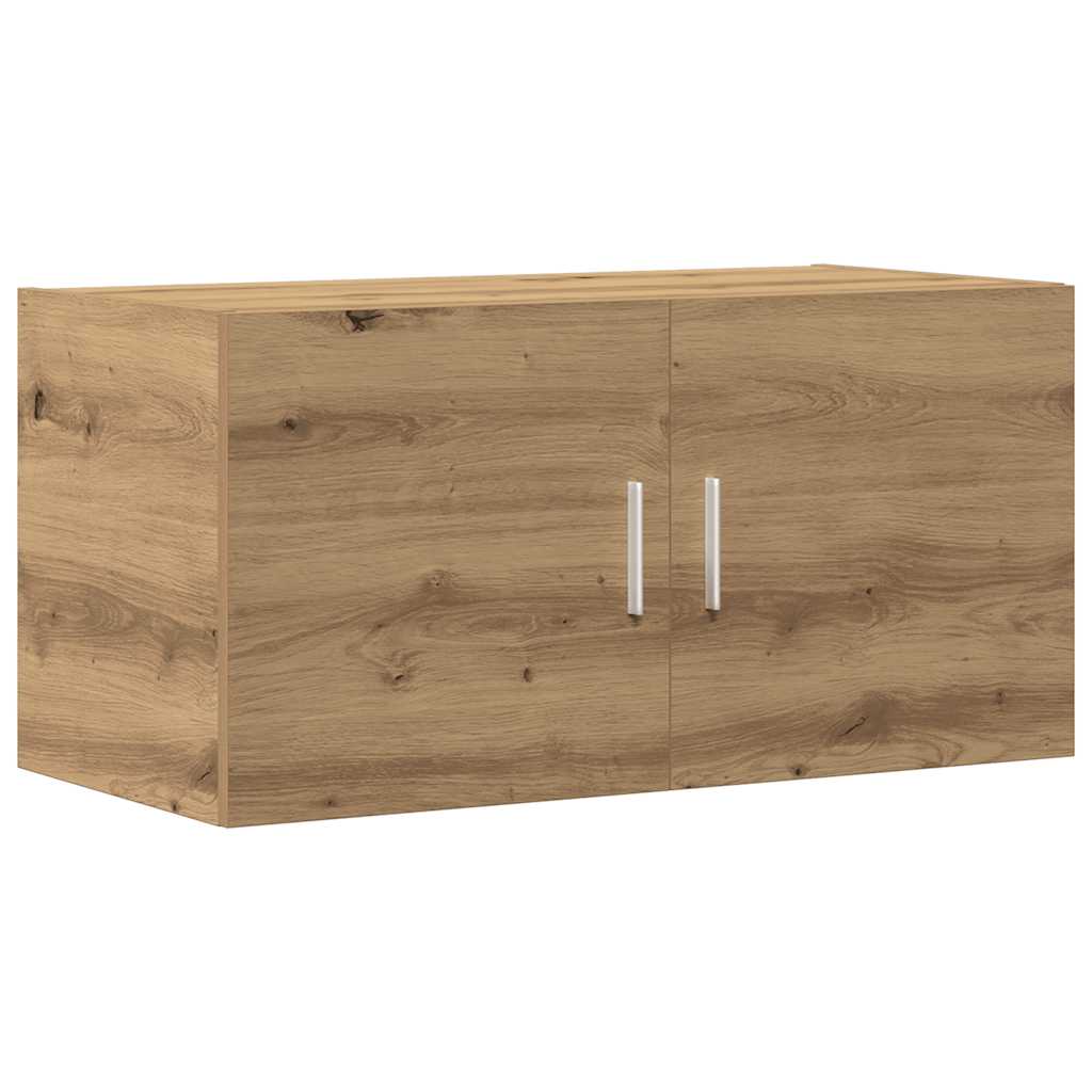 Armoire murale chêne artisanal 80x39x40 cm bois d'ingénierie