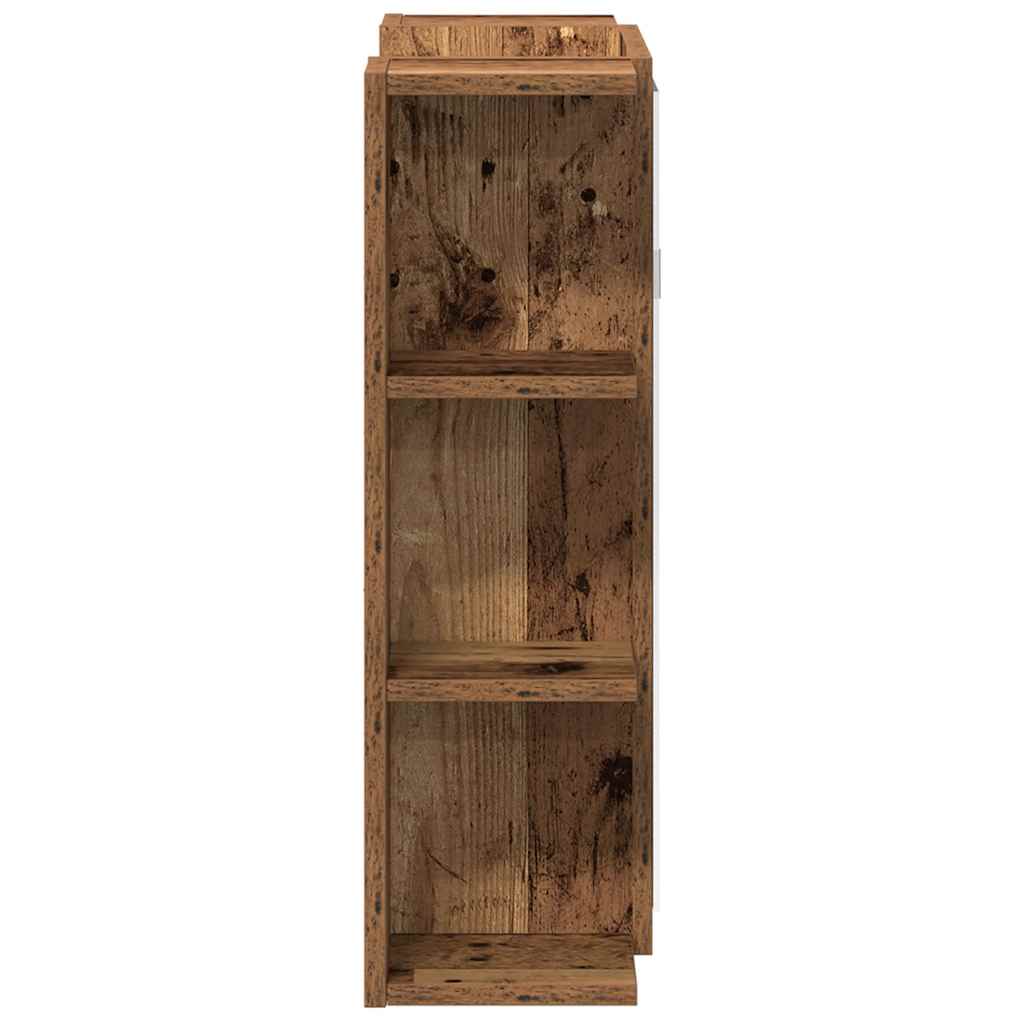 Armoire à miroir de salle de bain vieux bois bois d'ingénierie - XIOS