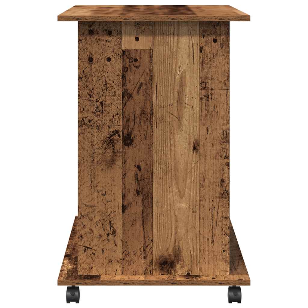 Bureau d'ordinateur vieux bois 80x50x75 cm bois d'ingénierie - XIOS