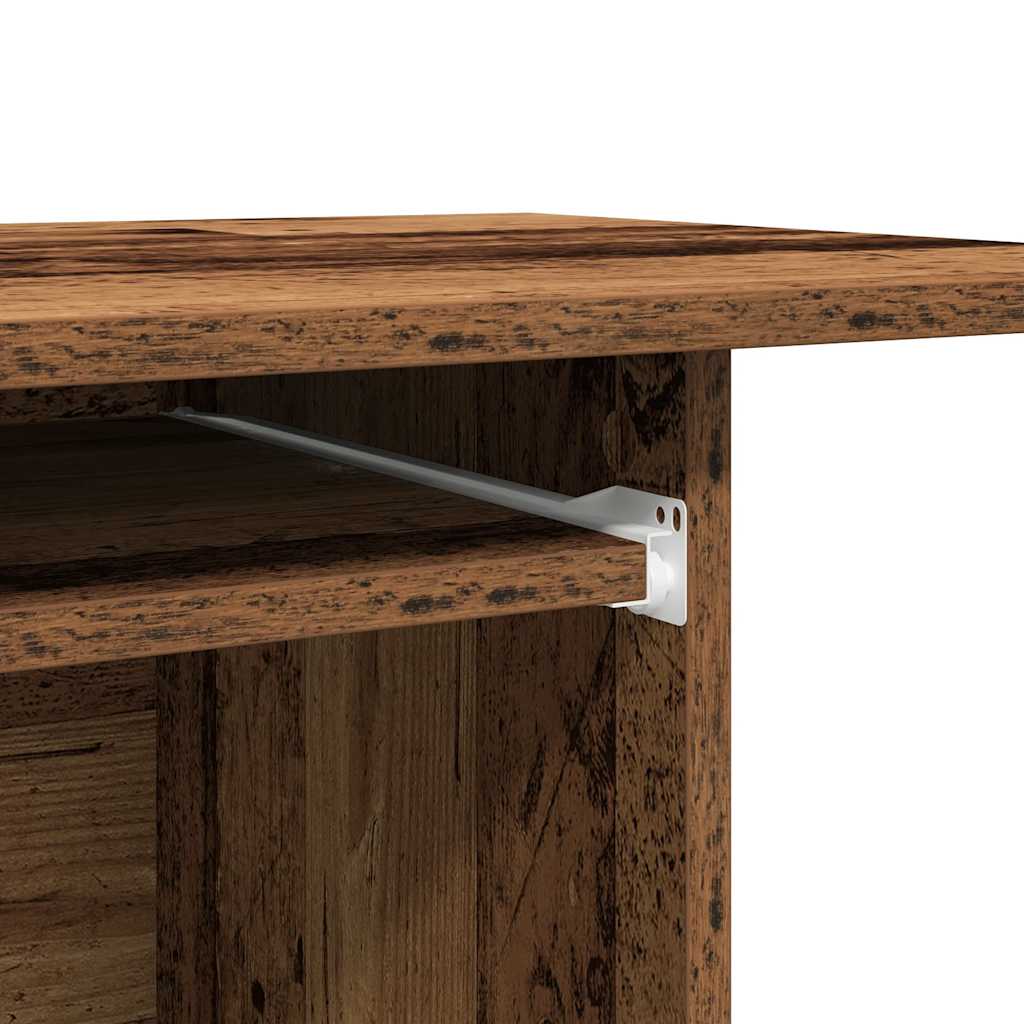 Bureau d'ordinateur vieux bois 80x50x75 cm bois d'ingénierie - XIOS