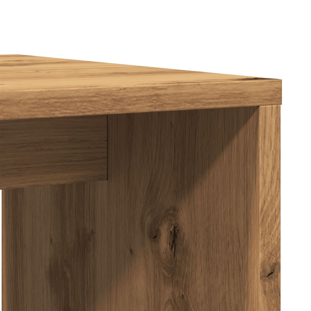 Table basse chêne artisanal 100x48x40 cm bois d'ingénierie - XIOS