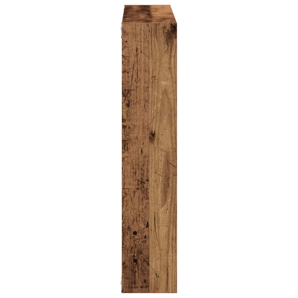Étagère murale vieux bois 90x16x78 cm bois d'ingénierie - XIOS