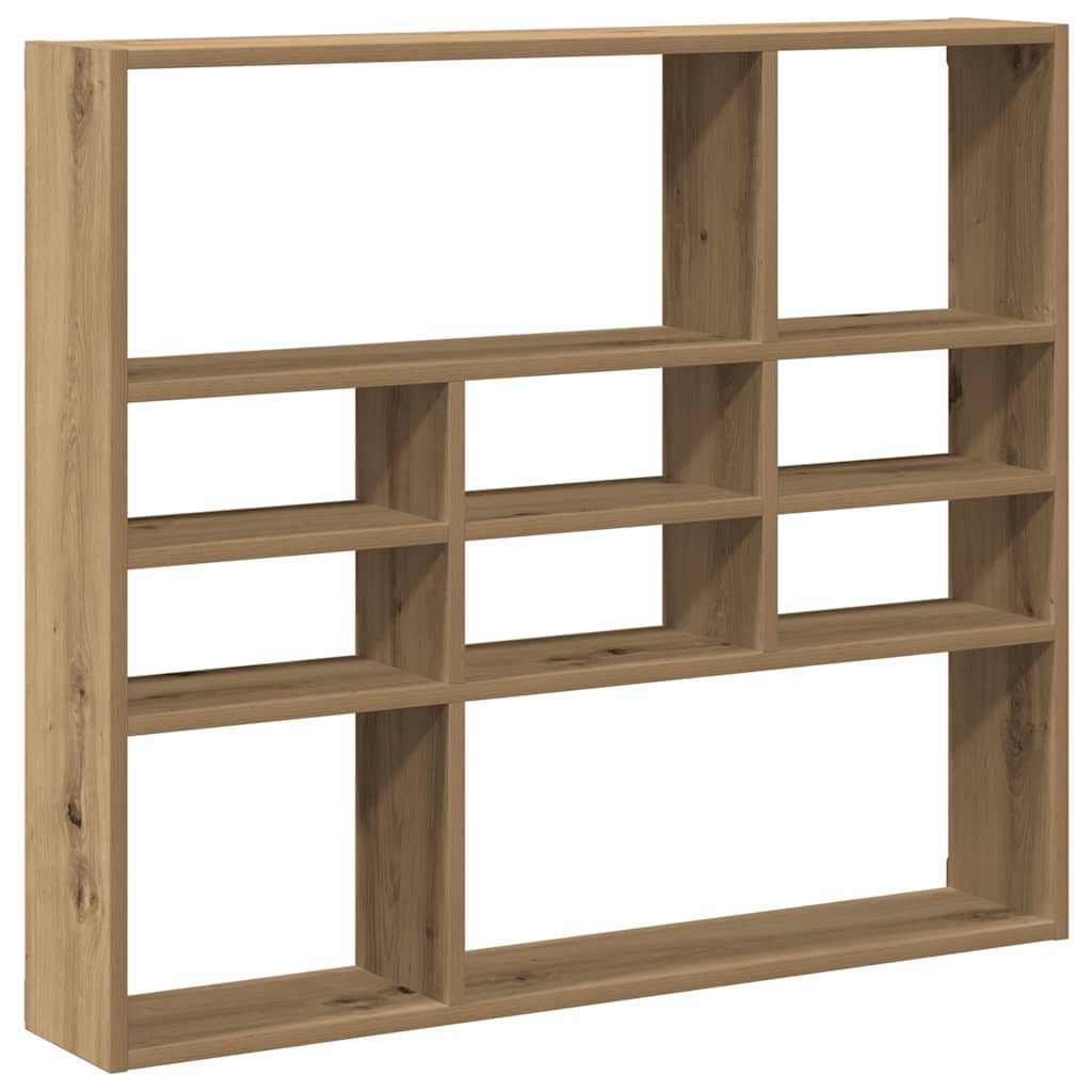 Étagère murale chêne artisanal 90x16x78 cm bois d'ingénierie - XIOS
