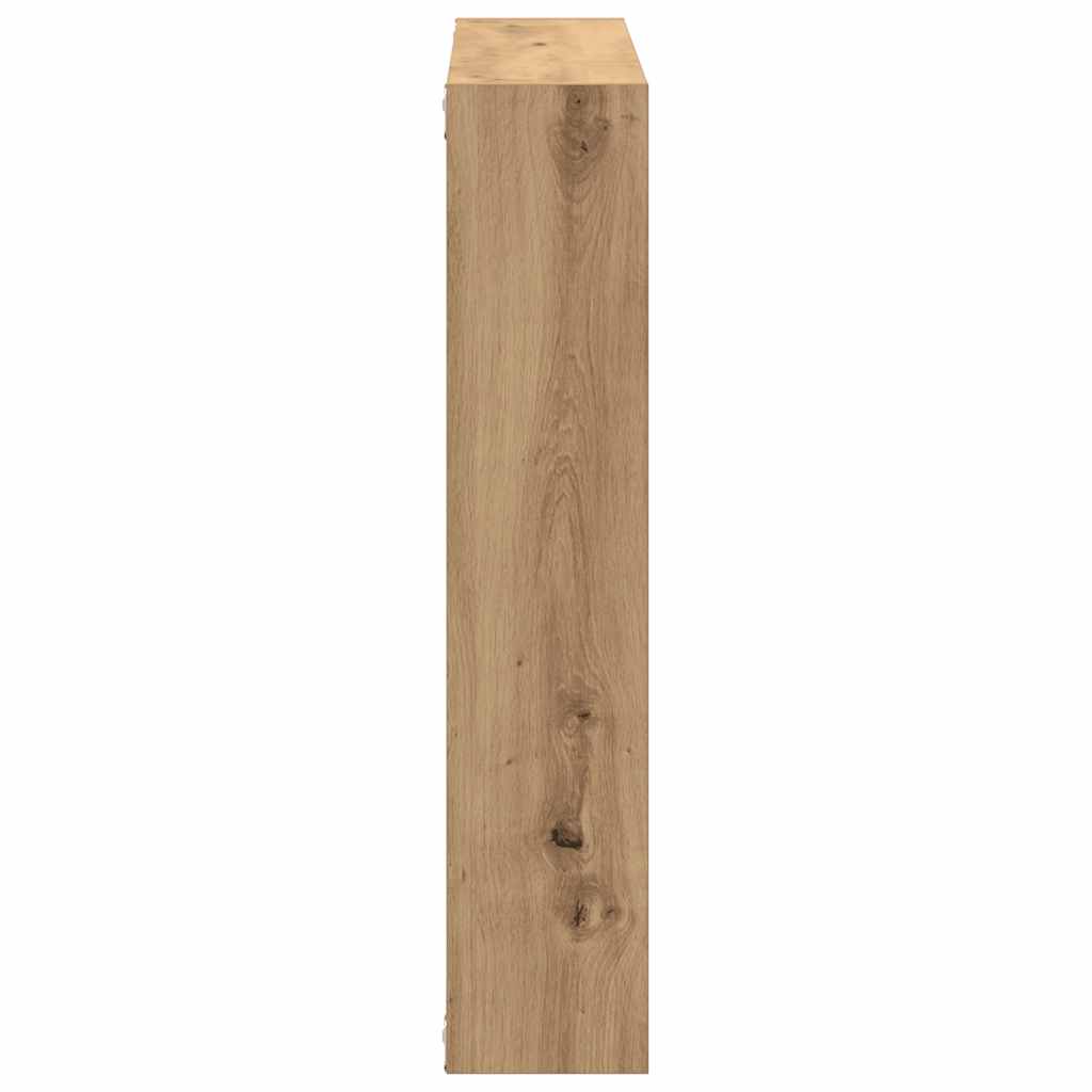 Étagère murale chêne artisanal 90x16x78 cm bois d'ingénierie - XIOS
