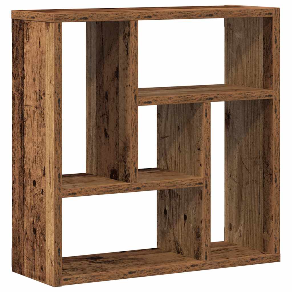 Étagère murale vieux bois 45x16x45 cm bois d'ingénierie - XIOS