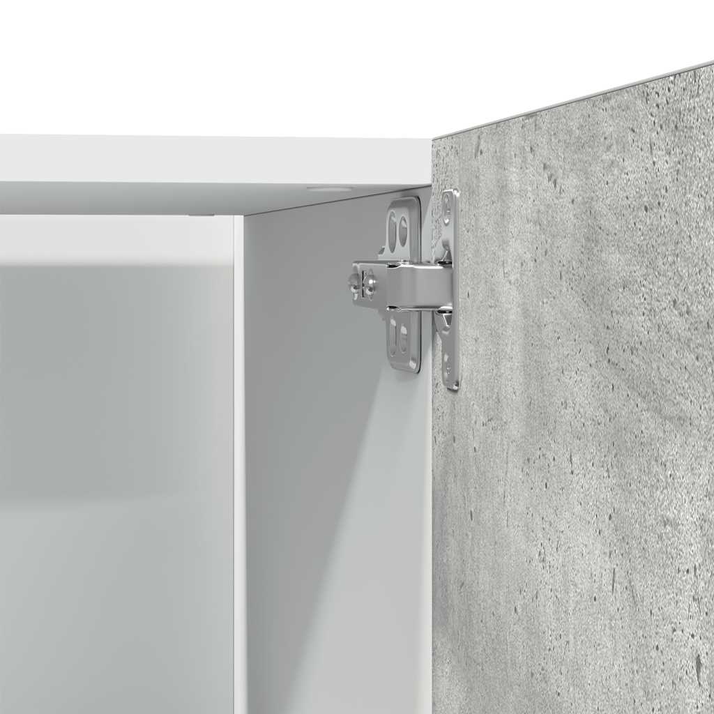 Armoire réfrigérée Lyon gris béton 60x57x207 cm
