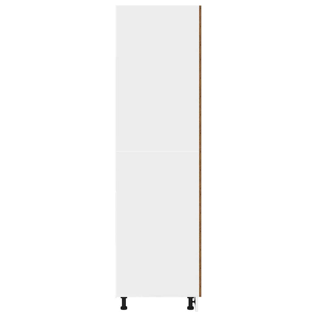 Armoire réfrigérée "Lyon" Bois ancien 60 x 57 x 207 cm Bois d'ingénierie - XIOS