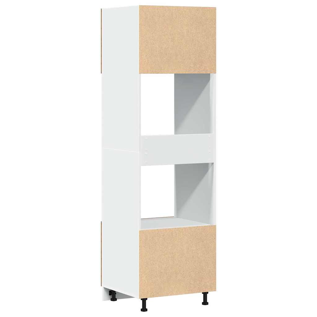 Meuble à micro-ondes "Lyon" Bois ancien 60 x 57 x 207 cm Bois d'ingénierie - XIOS