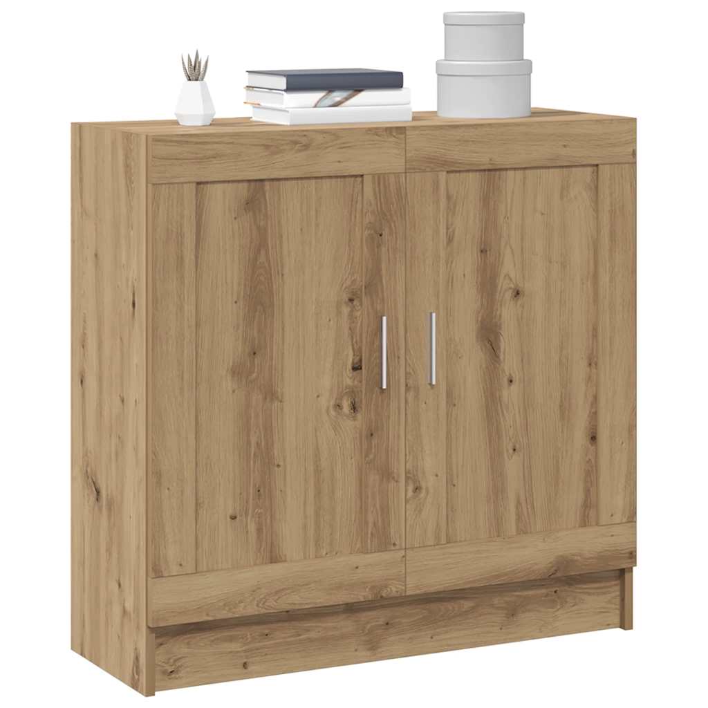 Bibliothèque chêne artisanal 82,5x30,5x80 cm bois d'ingénierie - XIOS