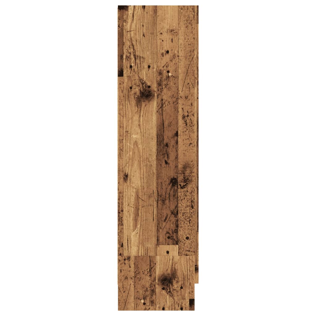 Bibliothèque vieux bois 82,5x30,5x115 cm bois d'ingénierie - XIOS
