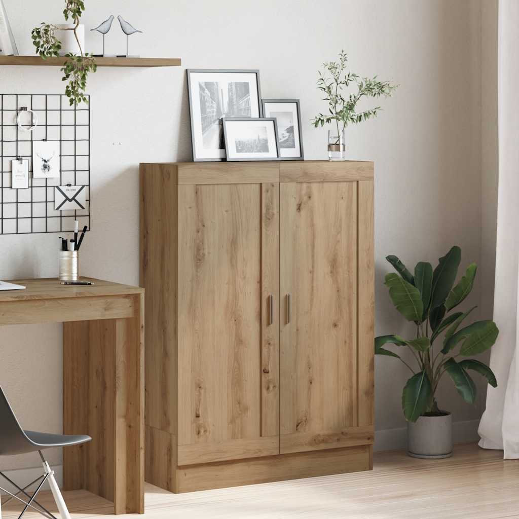 Bibliothèque chêne artisanal 82,5x30,5x115 cm bois d'ingénierie - XIOS