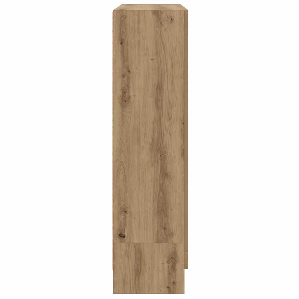 Bibliothèque chêne artisanal 82,5x30,5x115 cm bois d'ingénierie - XIOS