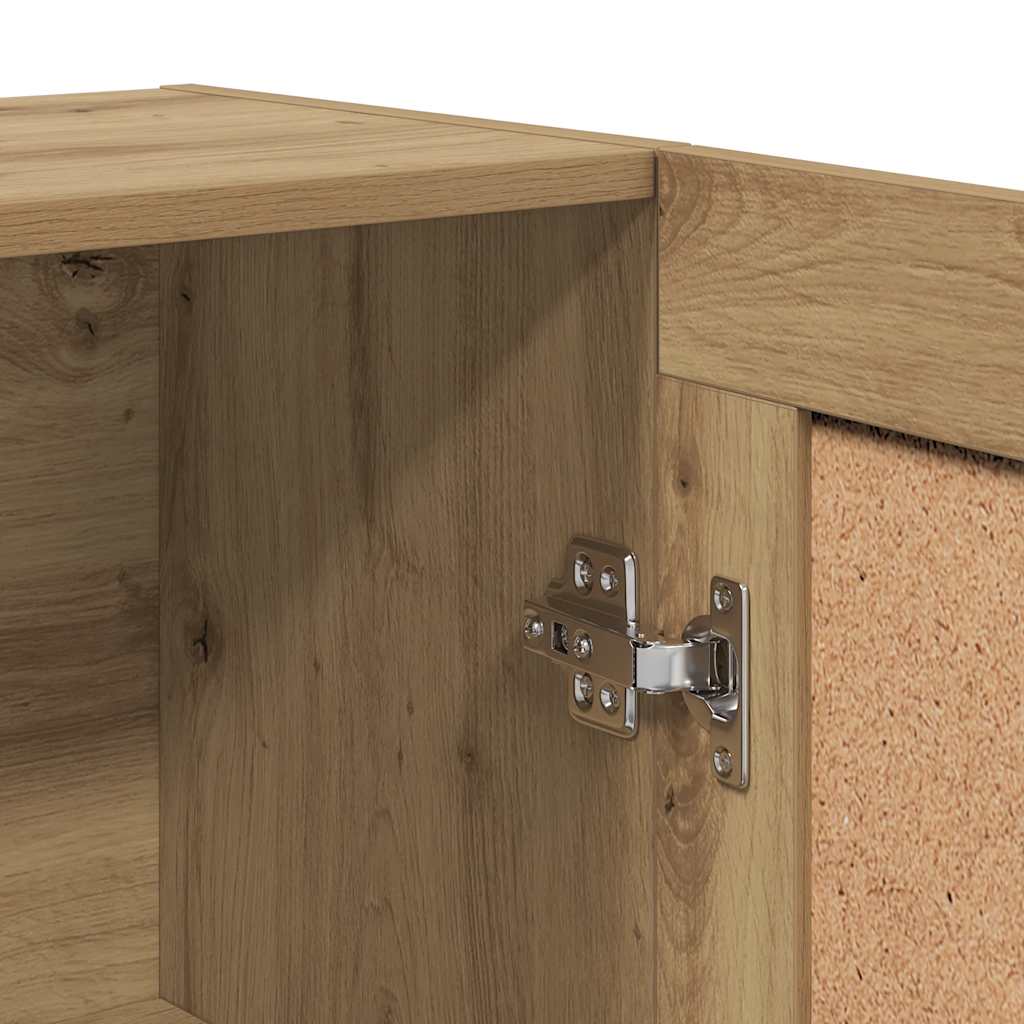 Bibliothèque chêne artisanal 82,5x30,5x115 cm bois d'ingénierie - XIOS