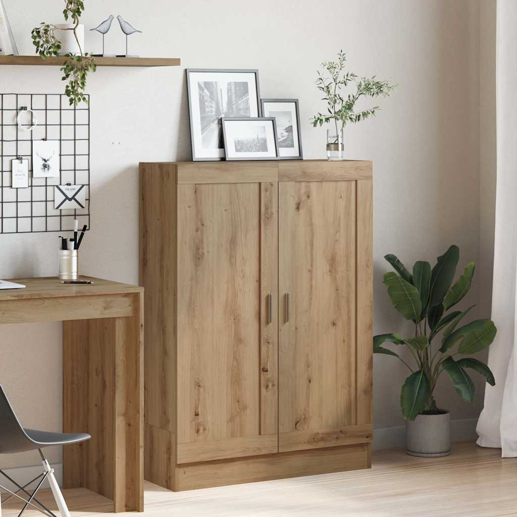 Bibliothèque chêne artisanal 82,5x30,5x115 cm bois d'ingénierie - XIOS