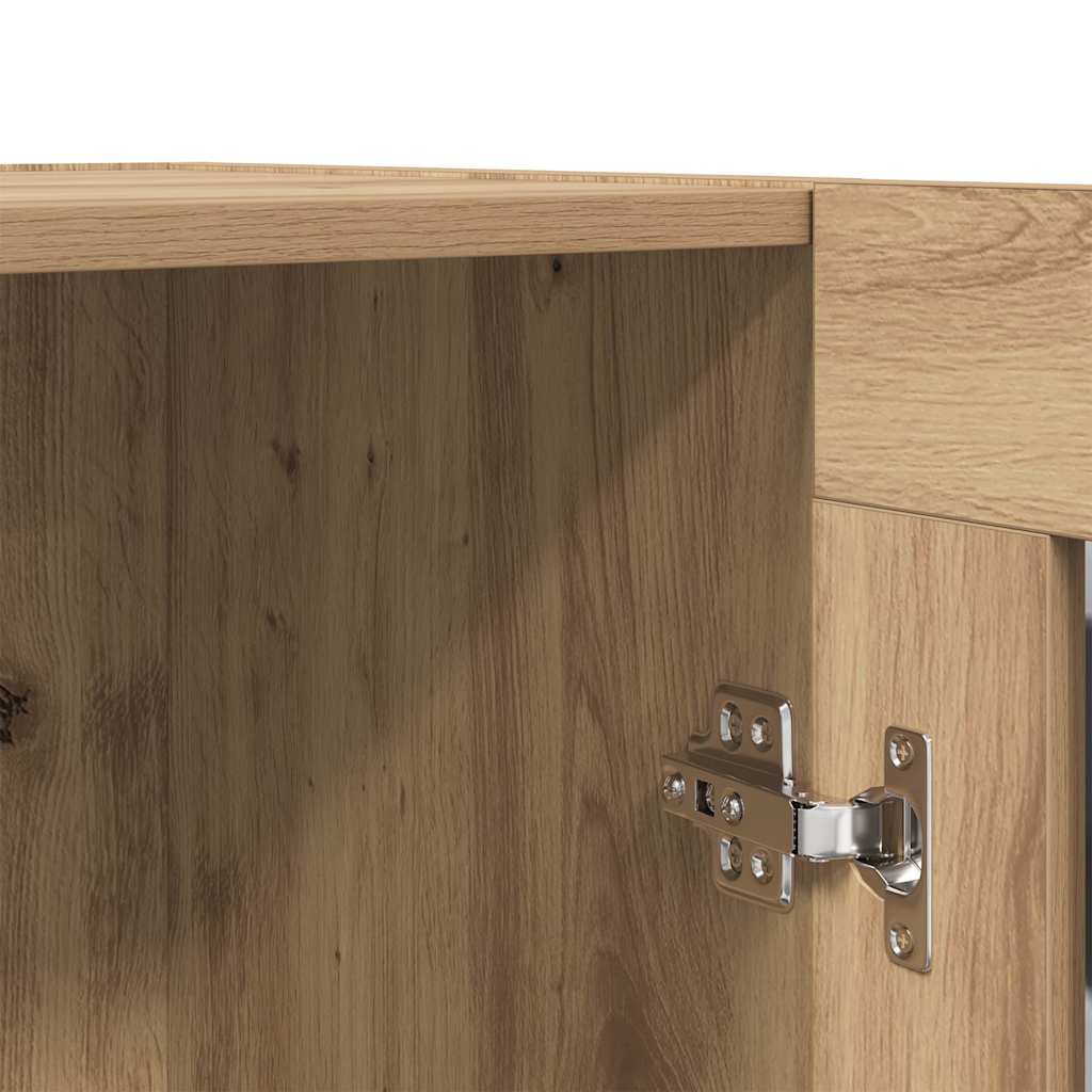 Bibliothèque chêne artisanal 82,5x30,5x80 cm bois d'ingénierie - XIOS