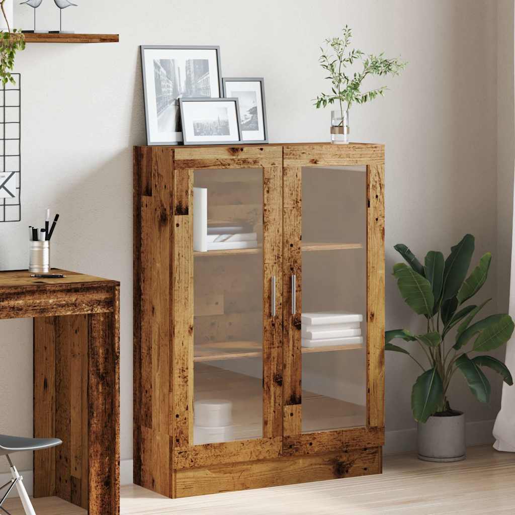 Bibliothèque vieux bois 82,5x30,5x115 cm bois d'ingénierie - XIOS