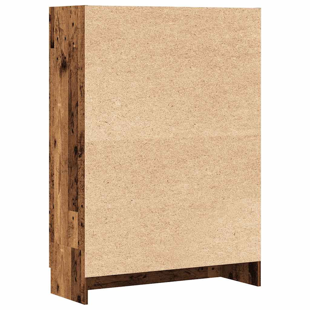 Bibliothèque vieux bois 82,5x30,5x115 cm bois d'ingénierie - XIOS