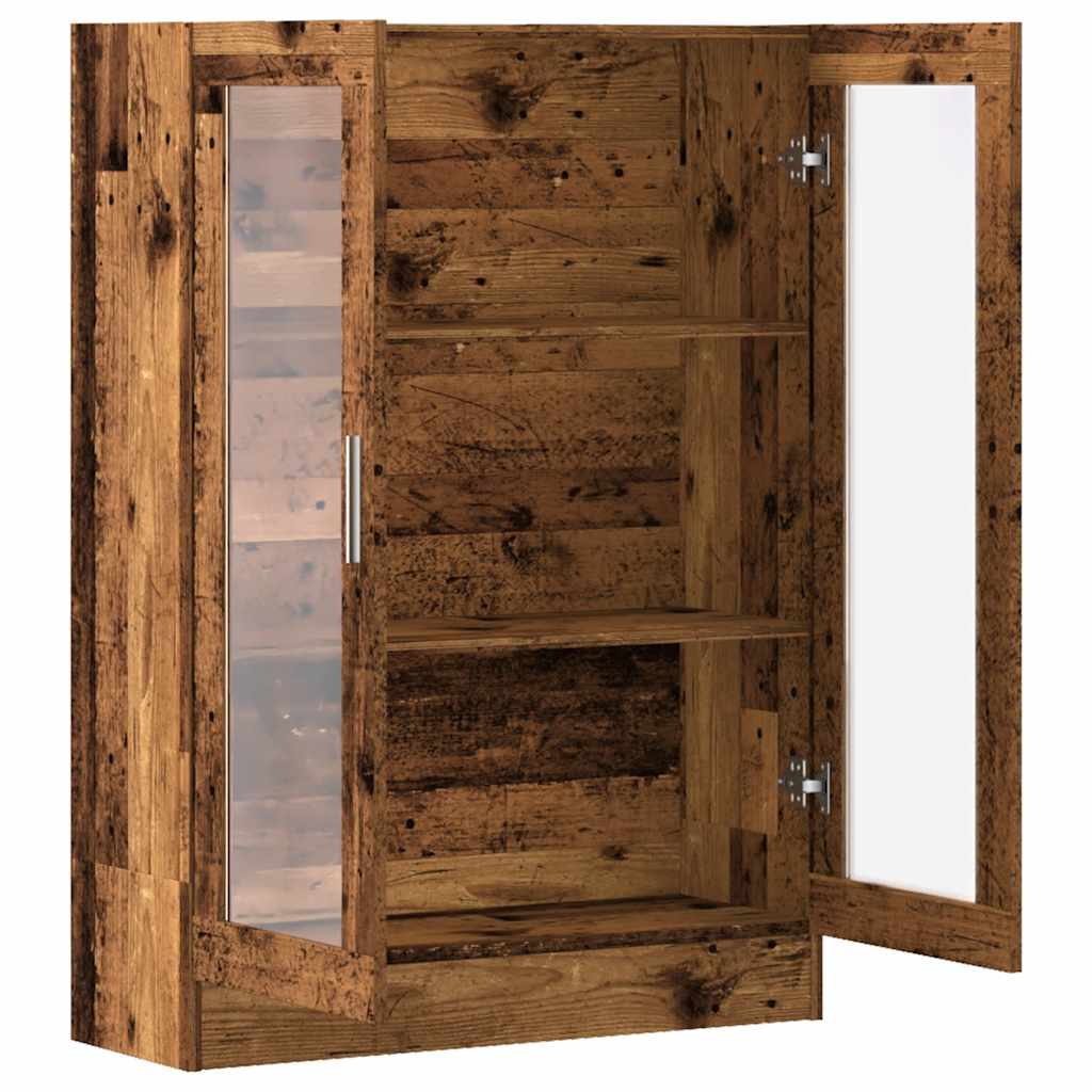 Bibliothèque vieux bois 82,5x30,5x115 cm bois d'ingénierie - XIOS