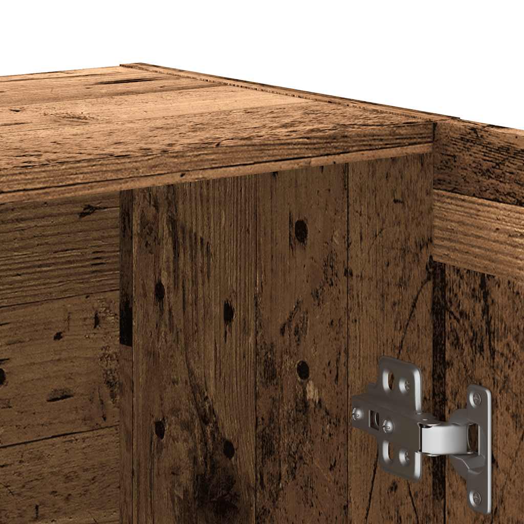 Bibliothèque vieux bois 82,5x30,5x115 cm bois d'ingénierie - XIOS