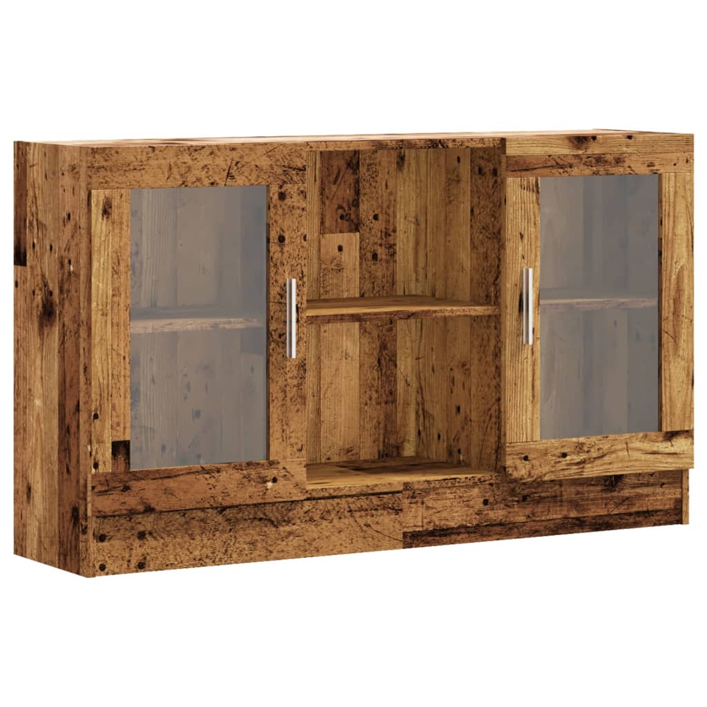 Buffet vieux bois 120x30,5x70 cm bois d'ingénierie - XIOS