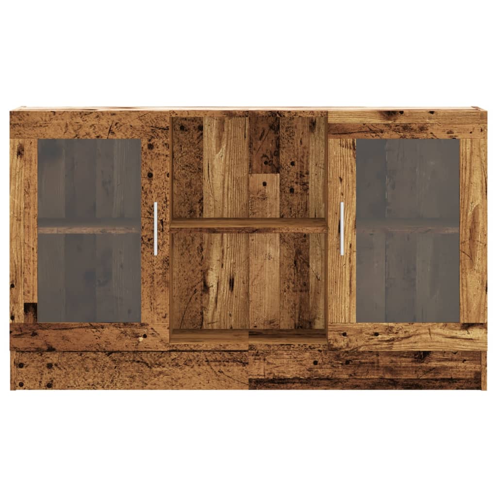 Buffet vieux bois 120x30,5x70 cm bois d'ingénierie - XIOS