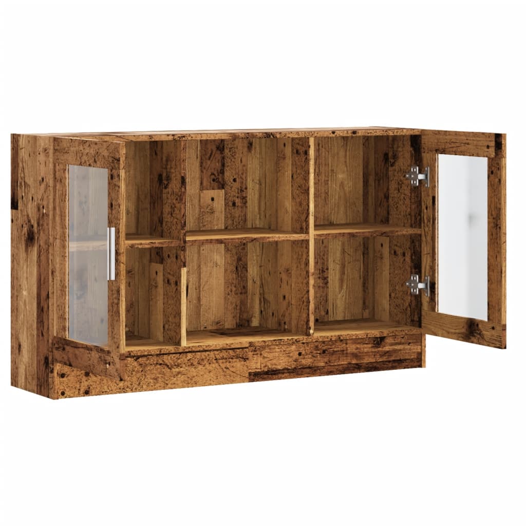 Buffet vieux bois 120x30,5x70 cm bois d'ingénierie - XIOS