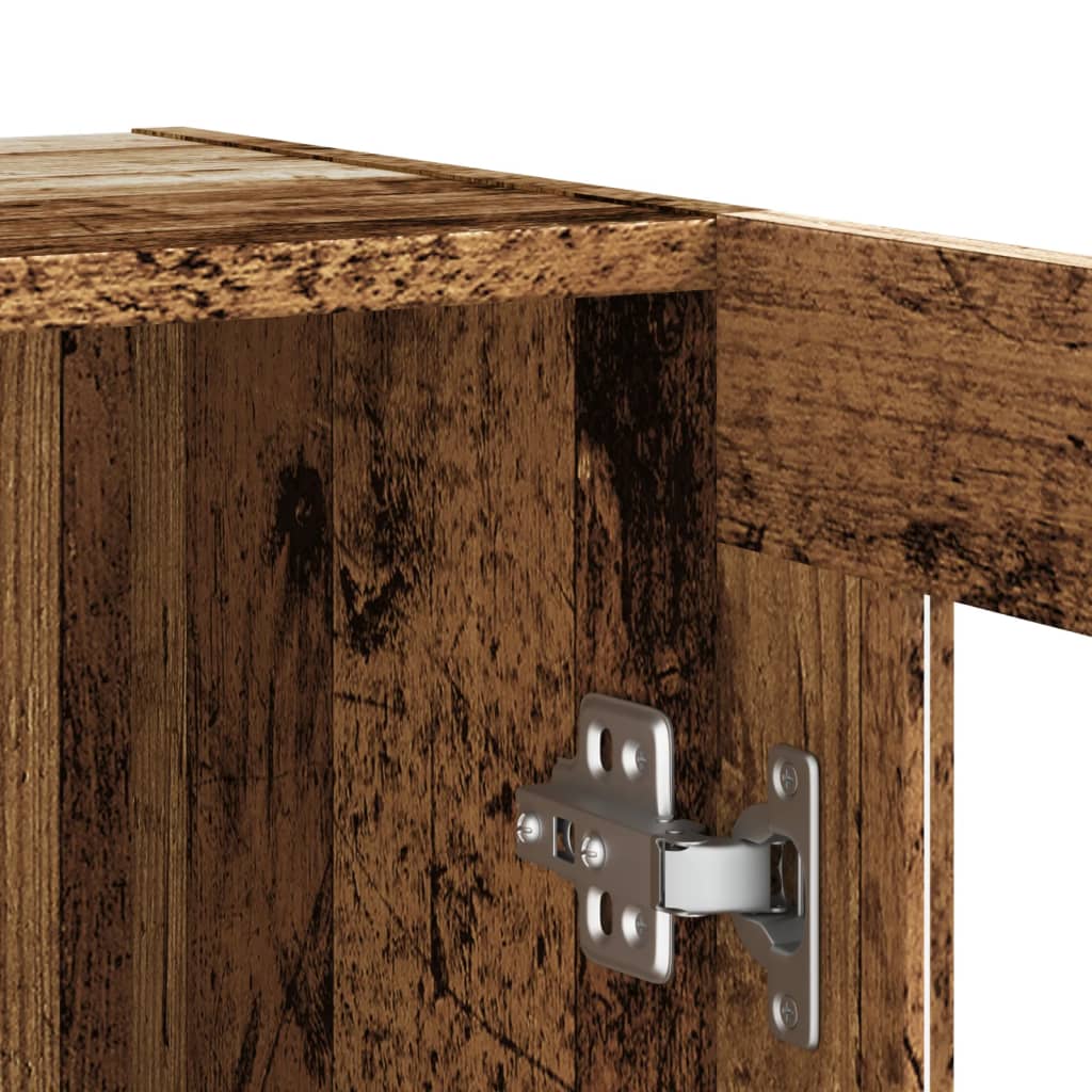 Buffet vieux bois 120x30,5x70 cm bois d'ingénierie - XIOS