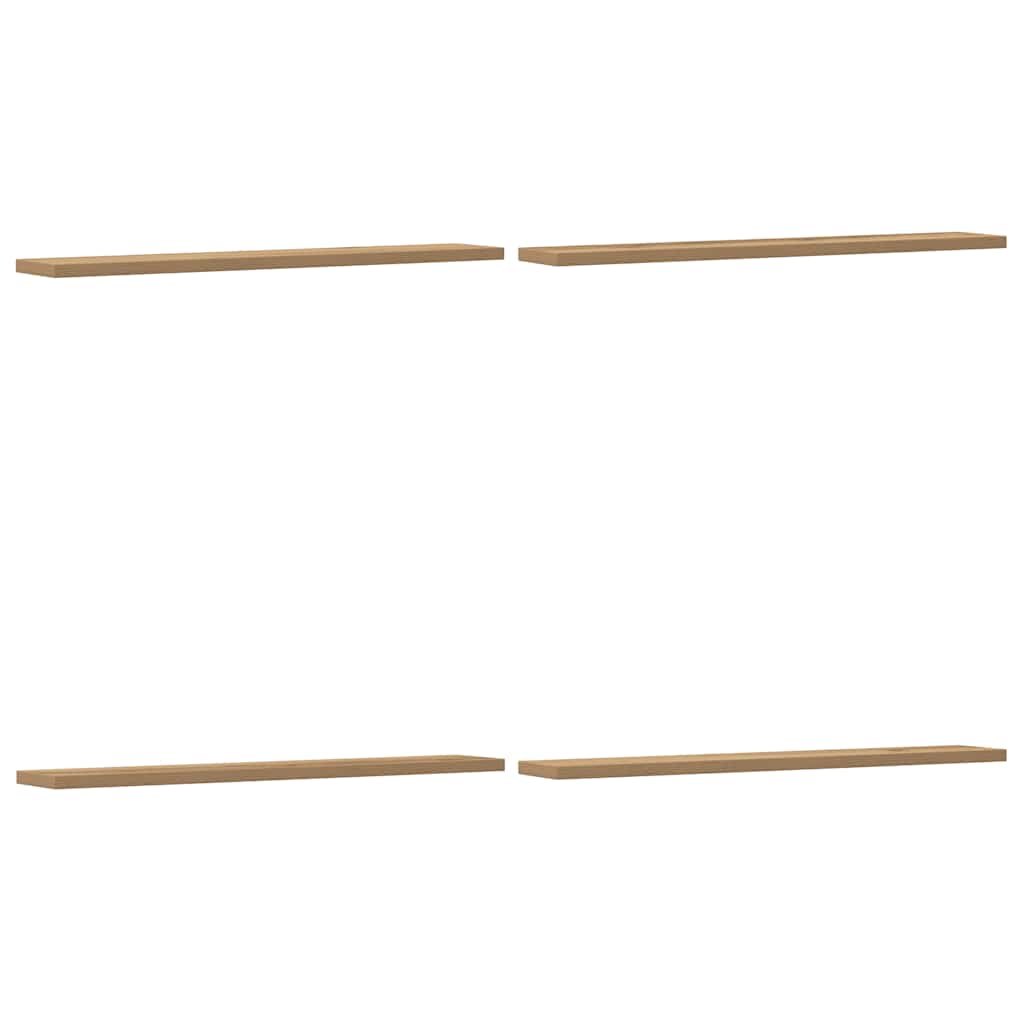 Étagères murales 4 pcs chêne artisanal 60x20x1,5 cm - XIOS