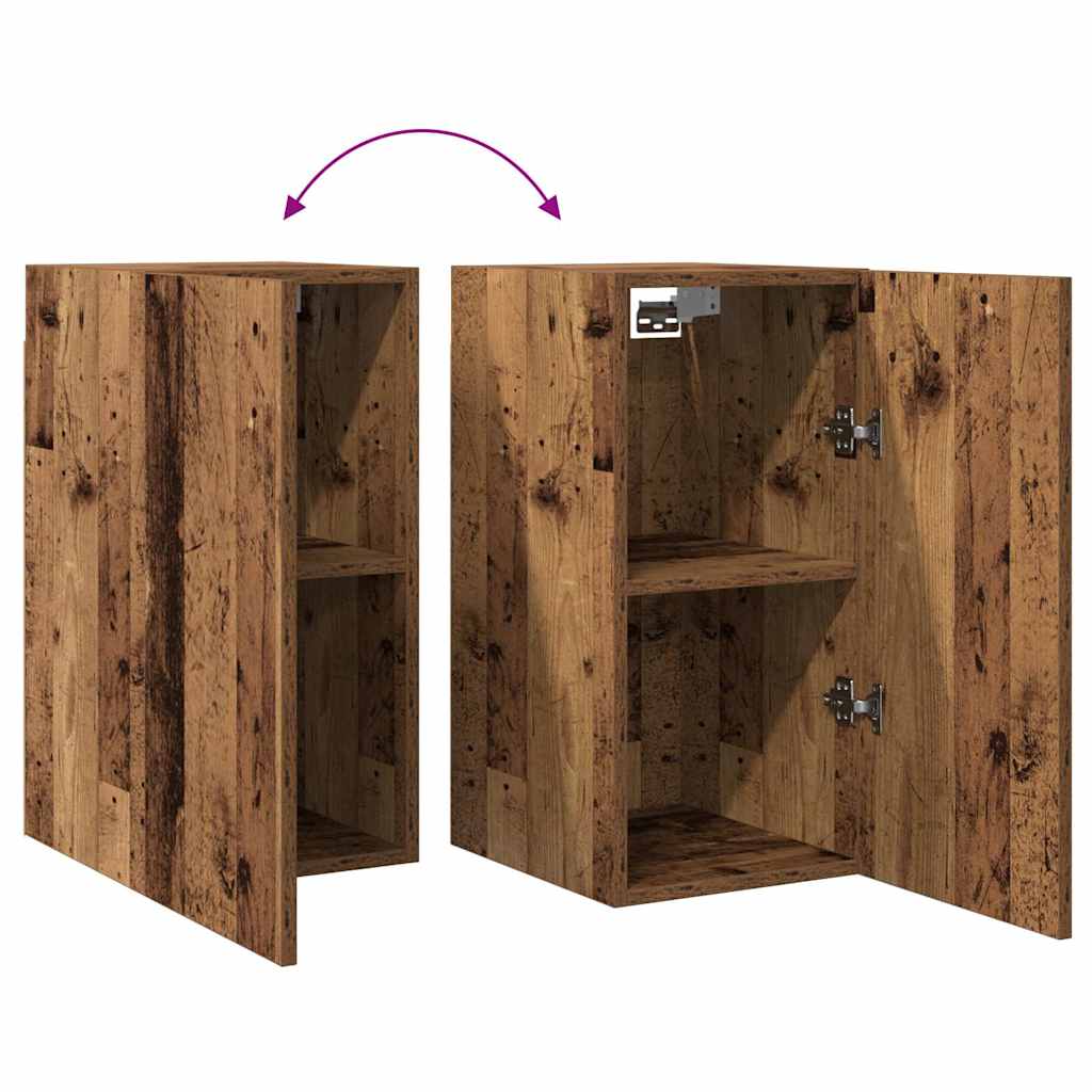 Meubles TV 2 pcs vieux bois 30,5x30x60 cm bois d'ingénierie - XIOS