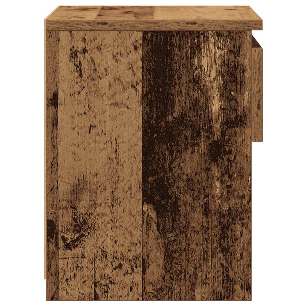 Tables de chevet 2 pcs vieux bois 40x30x39 cm bois ingénierie - XIOS