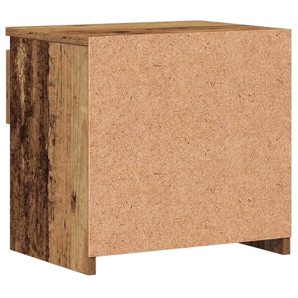 Tables de chevet 2 pcs vieux bois 40x30x39 cm bois ingénierie - XIOS